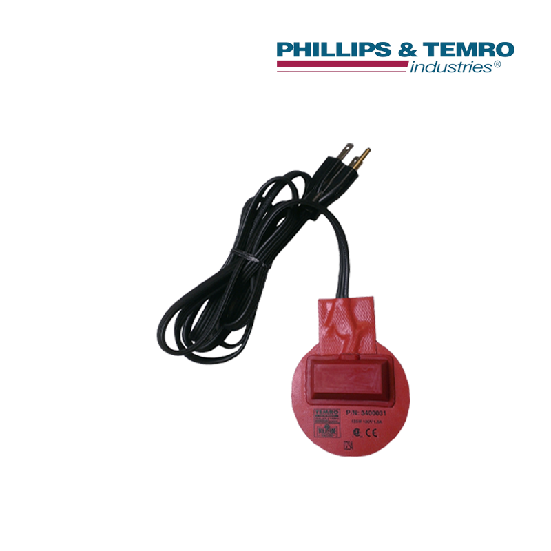 Phillips & Temro 3400031 Flexible Adhesive Pad Heaters 3" round, 125 W